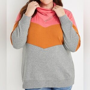 Maurice’s Asymmetrical Cowel Neck Sweatshirt